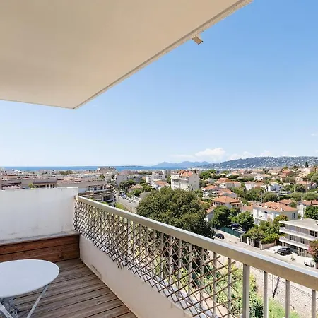 Daire Le Sweety -ideal Couple - 2p Neuf, Vue Mer, Parking, Clim Jlp Antibes